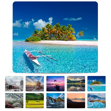 MOUSEPAD PAISAJES - PAQUETE CON 10 PIEZAS BROBOTIX 136285 MOUSEPAD PAISAJES - PAQUETE CON 10 PIEZAS BROBOTIX 136285